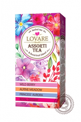 Чай LOVARE "ASSORTI TEA" фруктовый 24 пак