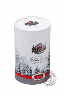 Чай BASILUR "Winter Berries"  черный 75 гр