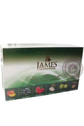 Чай James & Grandfather "Fruity Assortment " зеленый 60 пакетов с фруктами 120 г