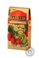 Чай BASILUR "Клубника и киви" черный 100 г