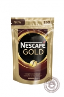 Кофе «Nescafe» Gold 130г растворимый сублимированный с добавлением молотого