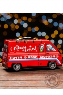 ПОДАРОК НОВОГОДНИЙ "АВТОБУСИК ДЕДА МОРОЗА" 700 гр